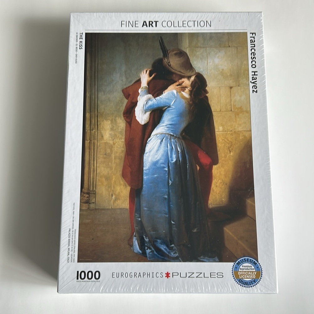 The Kiss 1000-Piece Jigsaw Puzzle - Blue